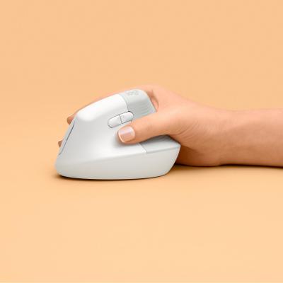 ▷ Logitech Lift Mouse Ergonomico Verticale, Senza Fili, Ricevitore Bluetooth  o Logi Bolt USB, Clic Silenziosi, 4 Tasti
