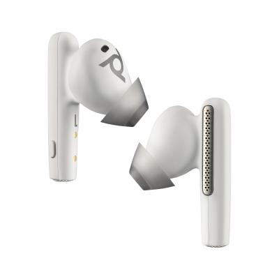 POLY Voyager Free 60 Kopfhörer Kabellos im Ohr Büro Callcenter Bluetooth Weiß