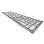 CHERRY KC 6000 SLIM FOR MAC Corded Keyboard, Silver White, USB (QWERTY - UK)