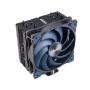 Akasa Alucia H4 Processor Air cooler 12 cm Black, Blue 1 pc(s)