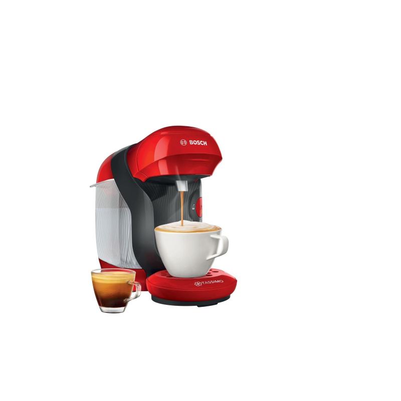 Bosch TAS4513UC Tassimo Single-Serve Coffee Brewer, Glamour Red