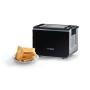 Bosch TAT8613 toaster 2 slice(s) 860 W Black, Silver