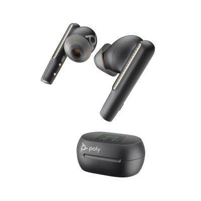 POLY Voyager Free 60+ Kopfhörer Kabellos im Ohr Büro Callcenter Bluetooth Schwarz
