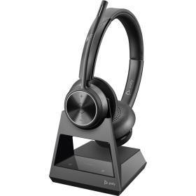 POLY Savi 7320 Office Headset Wireless Handheld Office Call center Black