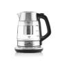 Eta ETA915390000 electric kettle 1.5 L 2200 W Black, Stainless steel, Transparent