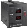 PowerWalker AVR 2000 SIV regulador de voltaje 2 salidas AC 230 V Negro