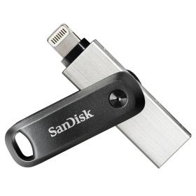 SanDisk SDIX60N-128G-GN6NE lecteur USB flash 128 Go 3.2 Gen 1 (3.1 Gen 1) Gris, Argent