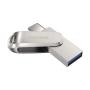 SanDisk Ultra Dual Drive Luxe lecteur USB flash 1000 Go USB Type-A   USB Type-C 3.2 Gen 1 (3.1 Gen 1) Acier inoxydable