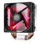 Cooler Master Hyper 212 LED Procesador Enfriador 12 cm Negro, Metálico, Rojo
