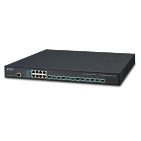 PLANET XGS-6350-12X8TR commutateur réseau Géré L3 Gigabit Ethernet (10 100 1000) 1U Noir