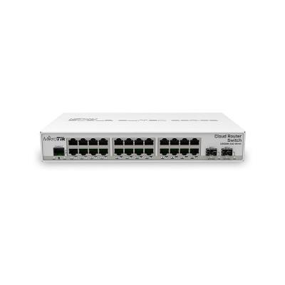 Mikrotik CRS326-24G-2S+IN Netzwerk-Switch Managed Gigabit Ethernet (10 100 1000) Power over Ethernet (PoE) Weiß