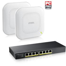 Zyxel GS1915-8EP Géré L2 Gigabit Ethernet (10 100 1000) Connexion Ethernet, supportant l'alimentation via ce port (PoE) Noir