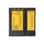 DeLOCK 86107 network cable tester Black, Yellow