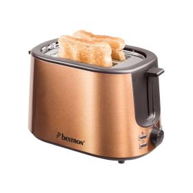 Bestron ATS1000CO Toaster 2 Scheibe(n) 1000 W Kupfer