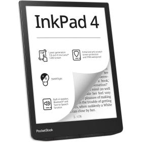 PocketBook InkPad 4 lettore e-book Touch screen 32 GB Wi-Fi Nero, Argento