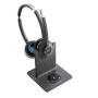 Cisco 562 Headset Wireless Head-band Office Call center USB Type-A Bluetooth Black, Grey