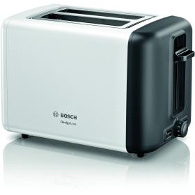 Bosch TAT3P421DE tostapane 2 fetta e 970 W Nero, Bianco