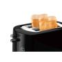 Bosch TAT7403 toaster 2 slice(s) 800 W Black, Stainless steel