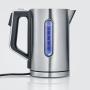 Severin WK 3418 electric kettle 1.7 L 3000 W Black, Stainless steel