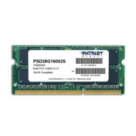 Patriot Memory 8GB PC3-12800 module de mémoire 8 Go 1 x 8 Go DDR3 1600 MHz