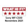 Sony WF-C500 - Auricolari True Wireless, Fino a 20 ore di durata della batteria con custodia di ricarica, Compatibile con
