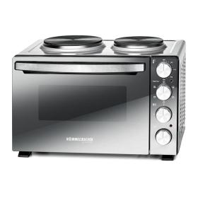 Rommelsbacher KM 3300 cocina Cocina portátil Hornillo eléctrico   Placa eléctrica Negro, Plata