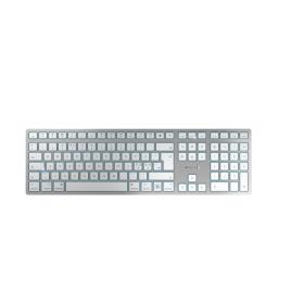 CHERRY KW 9100 SLIM FOR MAC teclado USB + Bluetooth QWERTY Inglés Plata