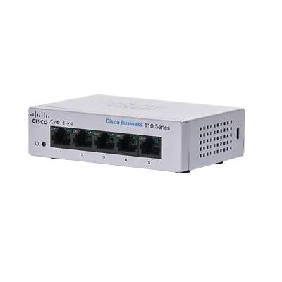 Cisco CBS110 Unmanaged L2 Gigabit Ethernet (10 100 1000) 1U Grey