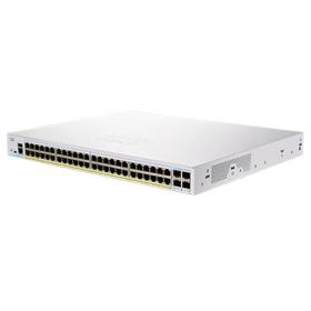 Cisco CBS350-48P-4X-EU network switch Managed L2 L3 Gigabit Ethernet (10 100 1000) Power over Ethernet (PoE) Silver