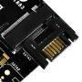 Silverstone ECM20 Schnittstellenkarte Adapter Eingebaut PCIe, SATA