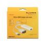 DeLOCK 62460 câble vidéo et adaptateur 0,25 m HDMI Type A (Standard) VGA (D-Sub) + USB Blanc