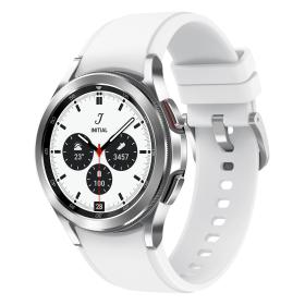 Samsung Galaxy Watch4 Classic 3,05 cm (1.2") Super AMOLED 42 mm 4G Plata GPS (satélite)
