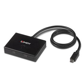 Lindy 43329 hub & concentrateur USB 3.2 Gen 1 (3.1 Gen 1) Type-C 5000 Mbit s Noir
