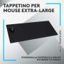 Logitech G G840 Tappetino per mouse per gioco da computer Nero