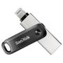 SanDisk iXpand unidad flash USB 64 GB USB Type-A   Lightning 3.2 Gen 2 (3.1 Gen 2) Negro, Plata