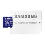 Samsung PRO Plus microSD-Speicherkarte (2023) (inkl. SD Adapter) - 512 GB