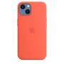 Apple Custodia MagSafe in silicone per iPhone 13 - Mandarino