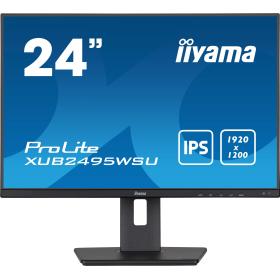 iiyama ProLite XUB2495WSU-B5 computer monitor 61.2 cm (24.1") 1920 x 1200 pixels WUXGA LCD Black