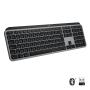 Logitech MX Keys f  Mac teclado RF Wireless + Bluetooth QWERTY Italiano Gris
