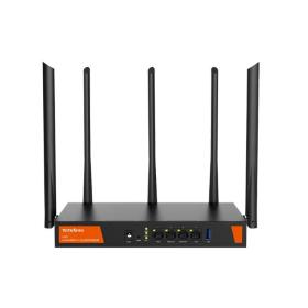 Tenda W30E AX3000 router inalámbrico Gigabit Ethernet Doble banda (2,4 GHz   5 GHz) Negro