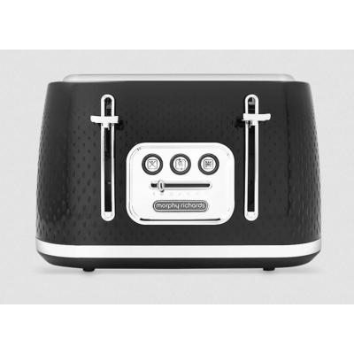 Morphy Richards 243010 toaster 4 slice(s) 1880 W Black, Chrome