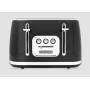 Morphy Richards 243010 toaster 4 slice(s) 1880 W Black, Chrome