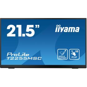 iiyama ProLite T2255MSC-B1 Monitor PC 54,6 cm (21.5") 1920 x 1080 Pixel Full HD LCD Touch screen Nero