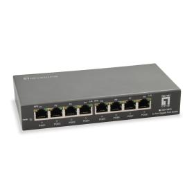 LevelOne GEP-0823 switch di rete Gigabit Ethernet (10 100 1000) Supporto Power over Ethernet (PoE) Nero