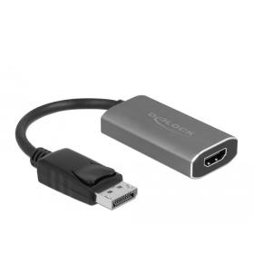 DeLOCK 63118 video cable adapter 0.2 m DisplayPort HDMI Type A (Standard) Grey