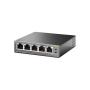 TP-Link TL-SF1005P No administrado Fast Ethernet (10 100) Energía sobre Ethernet (PoE) Negro