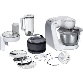 Bosch MUM58W20 Küchenmaschine 1000 W 3,9 l Silber, Weiß