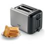 Bosch TAT3P420DE Toaster 2 Scheibe(n) 970 W Schwarz, Silber