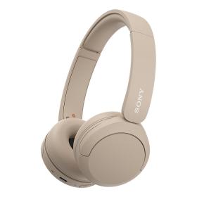 Sony WH-CH520 Kopfhörer Kabellos Kopfband Anrufe Musik USB Typ-C Bluetooth Ladestation Cremefarben