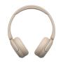 Sony WH-CH520 Headset Wireless Head-band Calls Music USB Type-C Bluetooth Charging stand Cream
